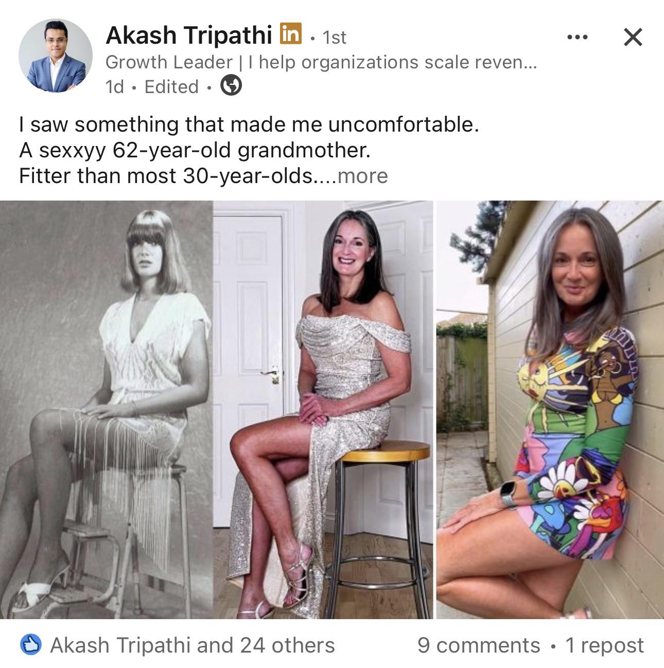 AI-generated image posted to LinkedIn, subsequently submitted to r/LinkedInLunatics, in which the author declares an intention to curate their feed against low-quality output. Forensic analysis indicates high confidence of artificial intelligence generation, with noted uncanny symmetry and texture smoothness.