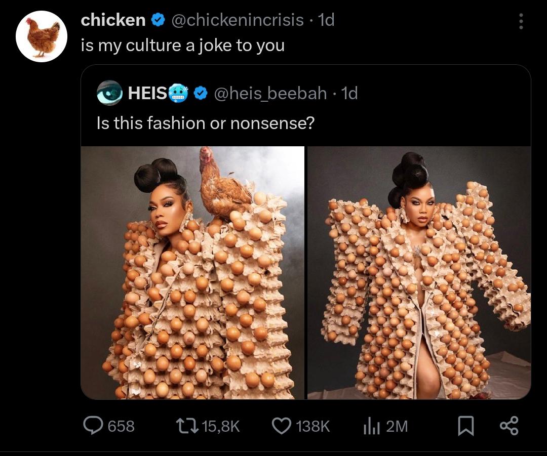 Image posted to r/shitposting under the title 'Interesting culture,' depicting figures in elaborate costume arrangement exhibiting characteristic generative signatures: impossible anatomical symmetry, floating or untethered ornamental elements, and the textureless specificity common to diffusion-model ethnography.